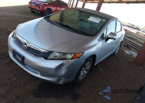 2012 Honda Civic Lx from USA, damaged, VIN 19XFB2F51CE334097